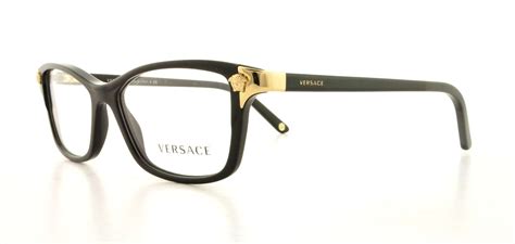 versace ve3156 eyeglasses gb1 black|Versace VE3156 GB1 Eyeglasses in Black .